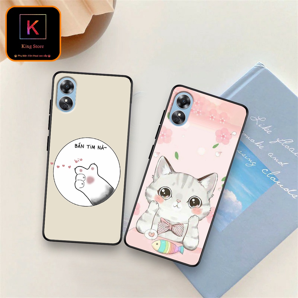 Ốp lưng Oppo A17 - A17k in hình Mèo con siêu ngộ nghĩnh - Chất liệu TPU cao cấp
