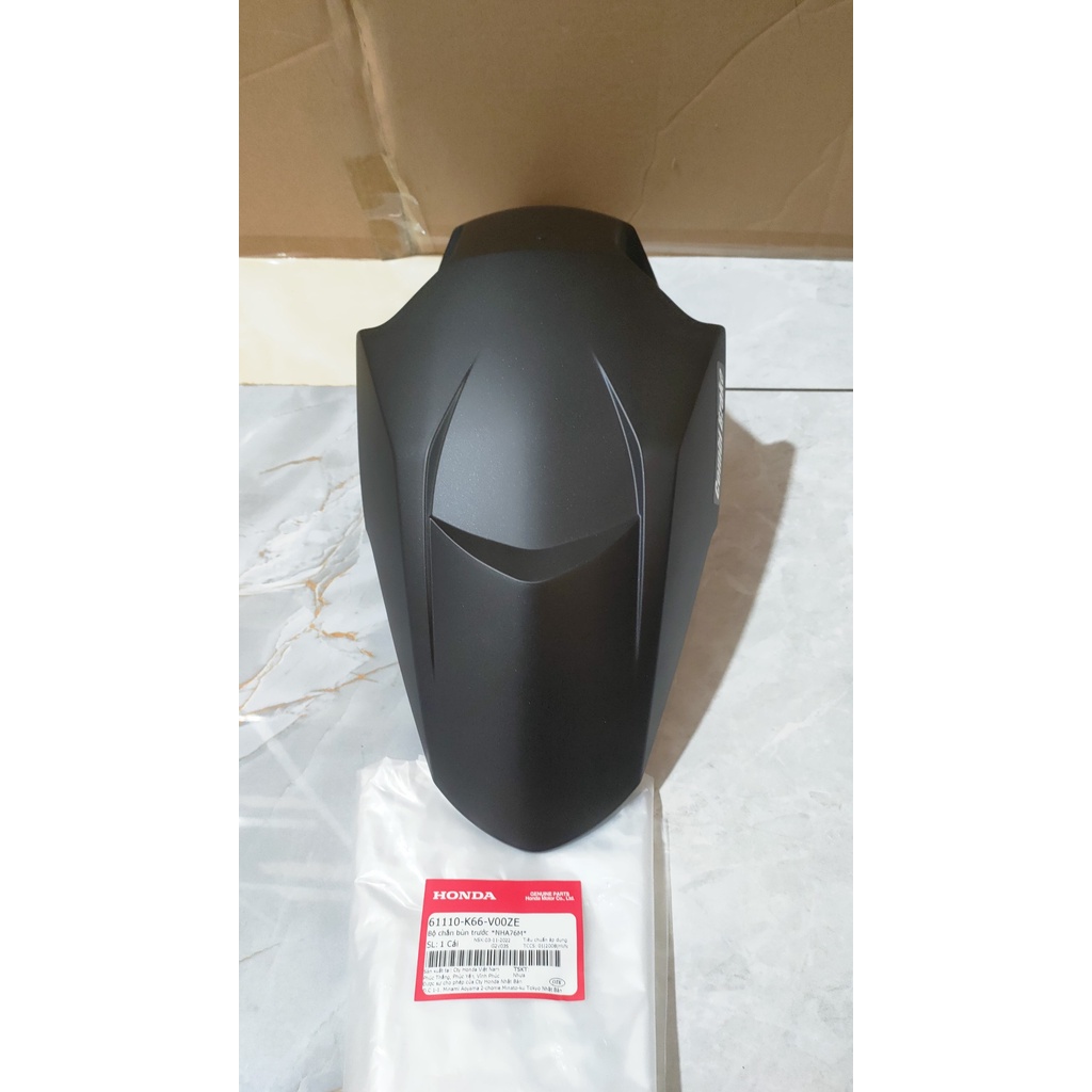 Bộ chắn bùn trước - dè trước HONDA AIR BLADE 125 năm 2015-2016-2017-2018 màu Đen nhám. *NHA76M*