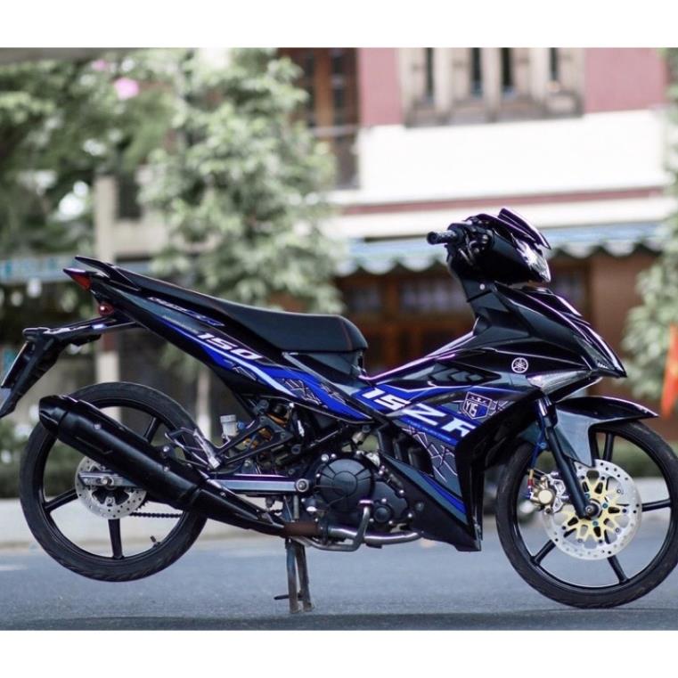 FREE SHIP + SALE SỐC +DECAL PVC 5 LỚP CHẤT LƯỢNG CAO Tem rời Exciter 150 Mẫu Chữ Y15ZR Xanh Đen