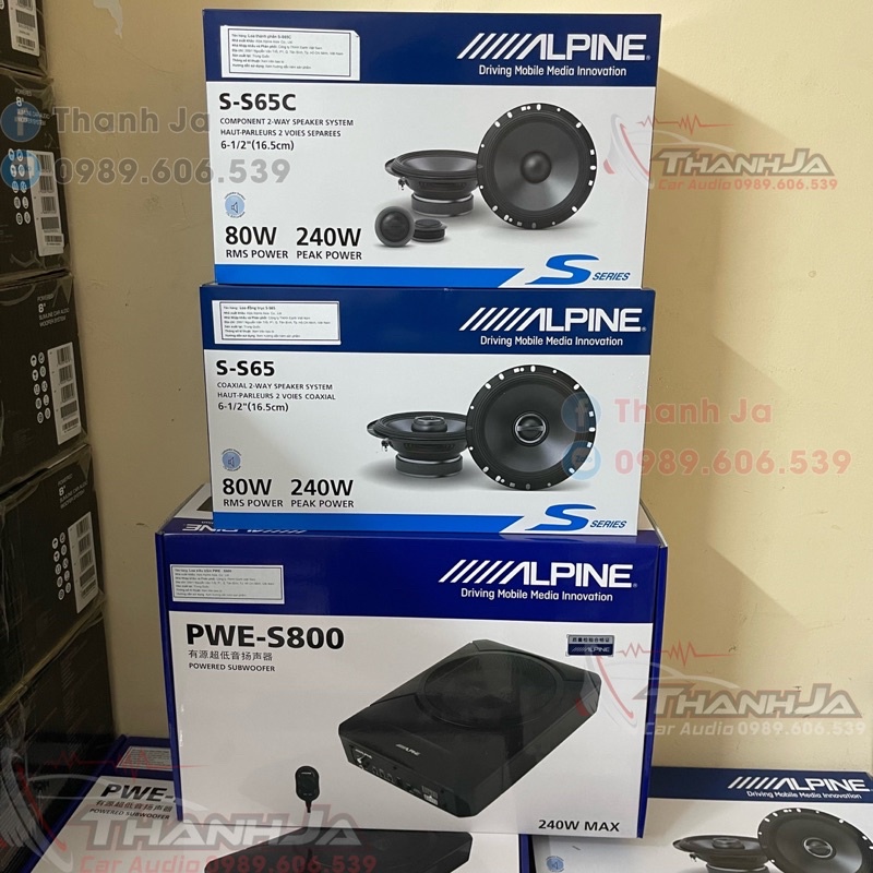 Loa Cánh Xe Alpine S-S65C , Alpine S-S65 , Alpine S800