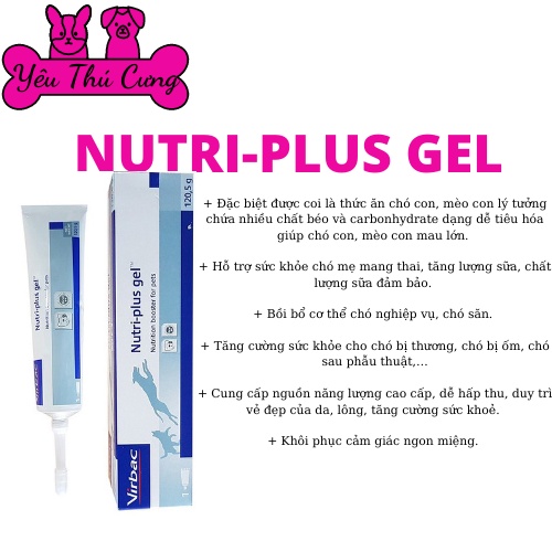 Gel Dinh Dưỡng Cho Chó Mèo Nutri-Plus Virbac 120.5g-YÊU THÚ CƯNG