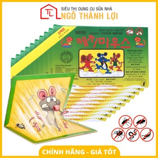 Keo dán chuột, có mồi nhử, keo dán siêu dính dán ruồi, muỗi, côn trùng