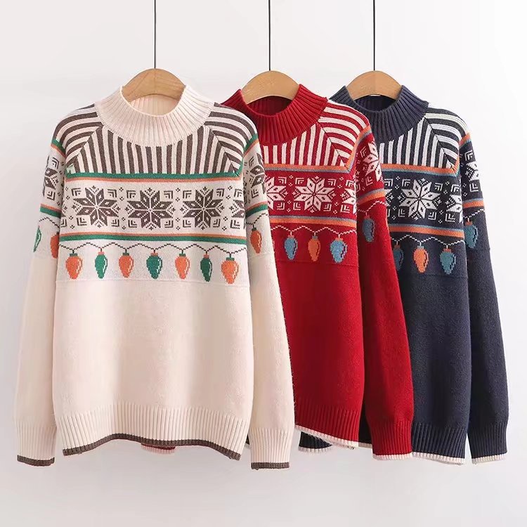 Áo Len Hoạ Tiết Noel 947