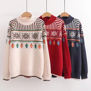 Áo len hoạ tiết noel 947