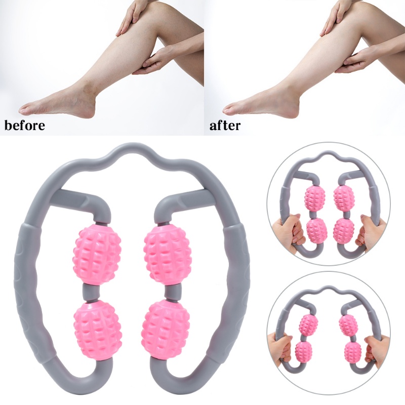 4 / 5 Bánh Xe Loại Mỏng Chân Không / 360 ° Con Lăn Mát Xa Cơ Bắp / Cổ Thư Giãn Đa Năng Tiện Dụng