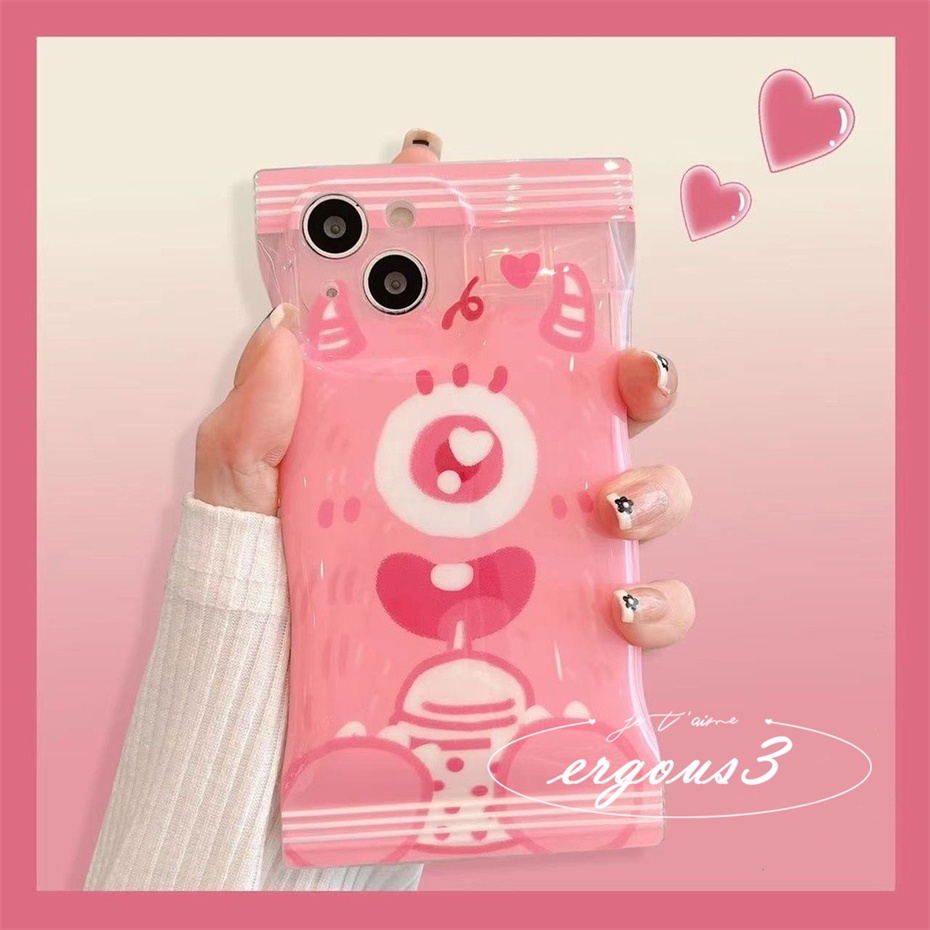 Ốp Điện Thoại Mềm Họa Tiết Quái Vật Hoạt Hình Cho iPhone 14 13 12 11 Pro Max SE2020 X XR Xs Max 7 8 6 6s Plus