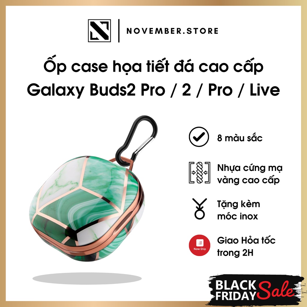 Ốp case cho Galaxy Buds2 Pro / Buds 2 / Buds Pro / Buds Live họa tiết