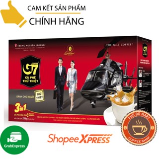Cà Phê Sữa Hoà Tan G7 3in1 Hộp 21 gói vuông - Trung Nguyên