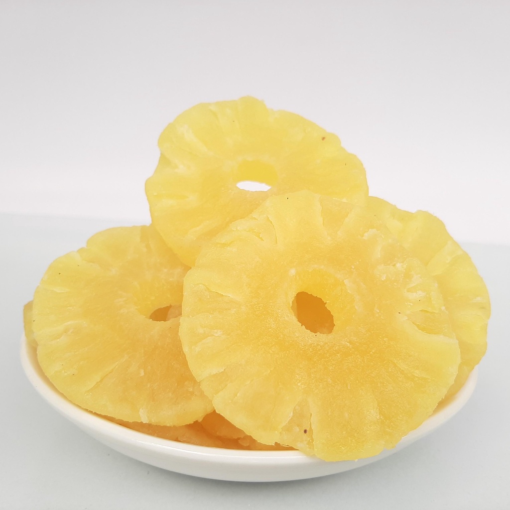 Dứa Sấy Dẻo Khóm Sấy Dẻo Thơm Khoanh Nhập Khẩu Thái Lan - Túi 250g