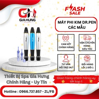 Máy phi kim, lăn kim dr pen a1-c đen bạc