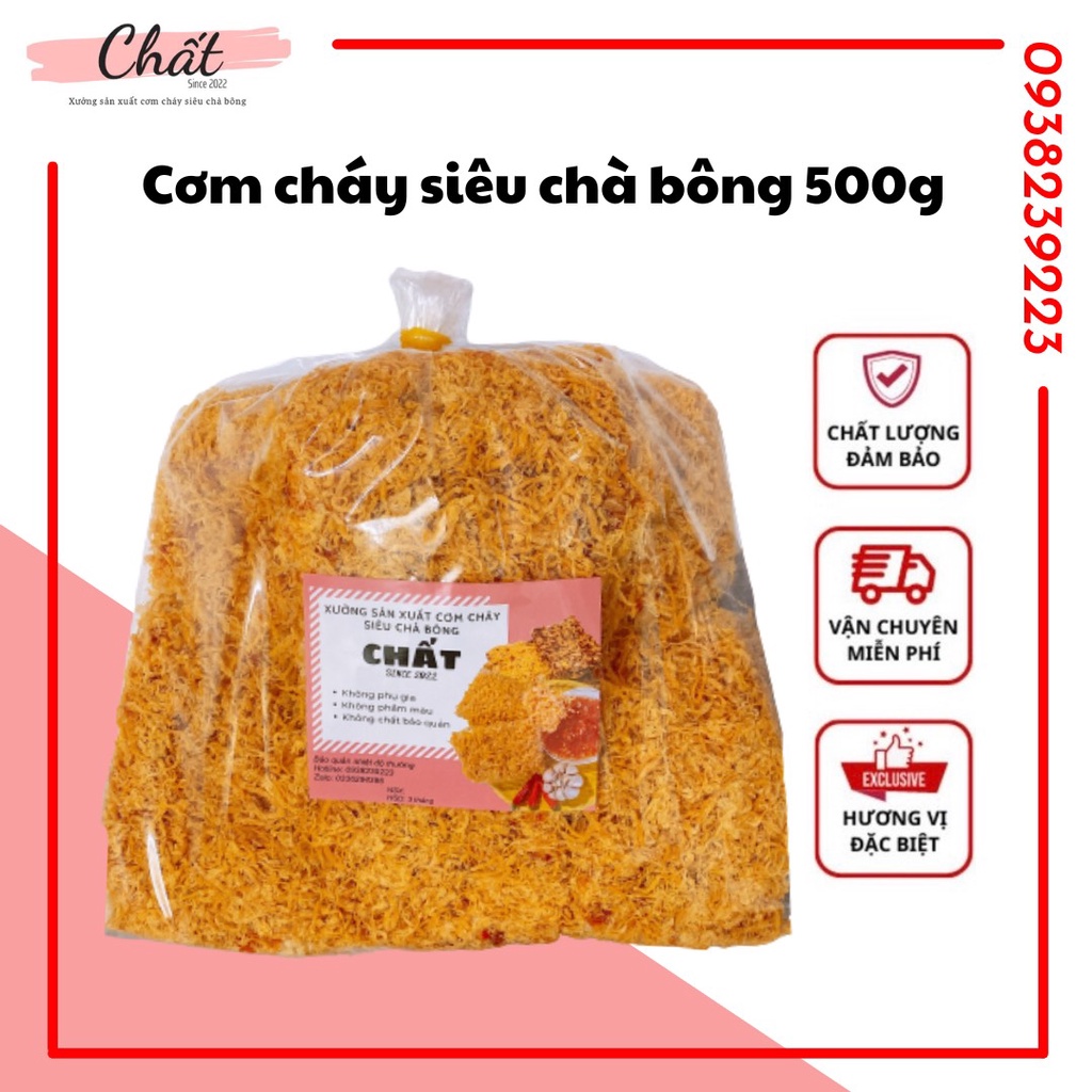 Cơm cháy siêu chà bông 500g - tận xưởng
