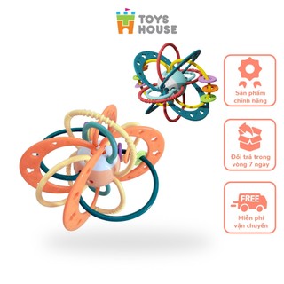 Gặm nướu, lục lạc xúc xắc đồ chơi tập cầm cho bé - nhựa mềm cho bé ToysHouse