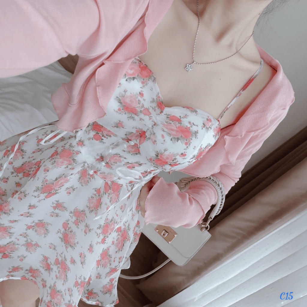 (MẪU MỚI) SÉT KHOÁC COTTON, ĐẦM VOAN CUỐI TUẦN DIỆN MỘT CHIẾC ĐẦM XINH NHƯ NÀY XUỐNG PHỐ THÌ CÒN GÌ DIỄN TẢ ĐƯỢC UP HHP