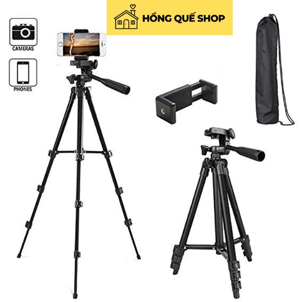Tripod 3388 xoay 360 độ, chân Livestream, gậy quay tiktok,giá đỡ điện thoại