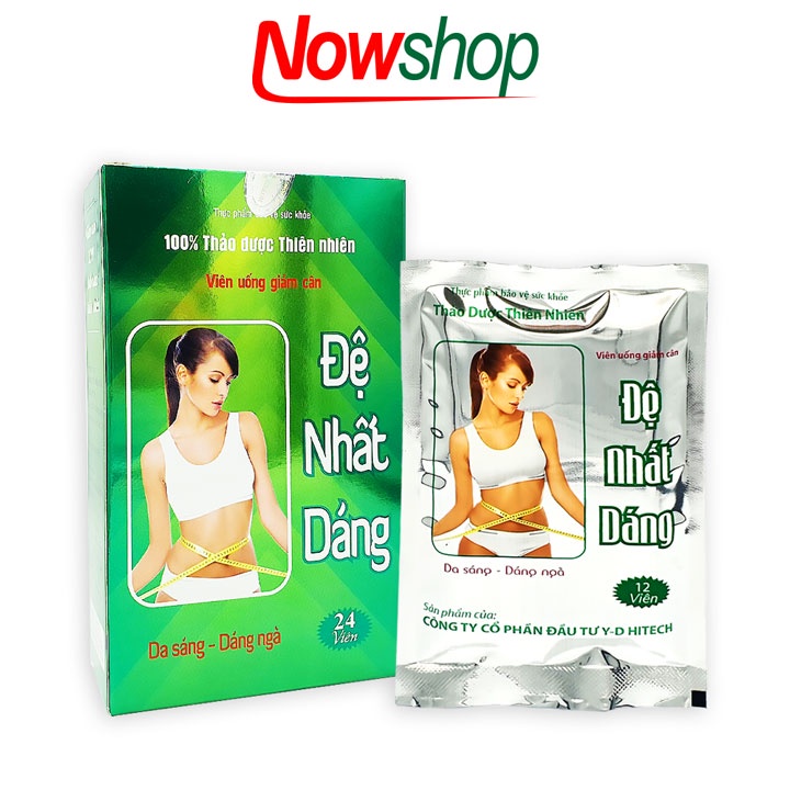 Viên uống giảm cân nhanh Đệ Nhất Dáng giúp đào thải mỡ thừa cấp tốc hỗ trợ giữ dáng sau sinh tại nhà an toàn hiệu quả