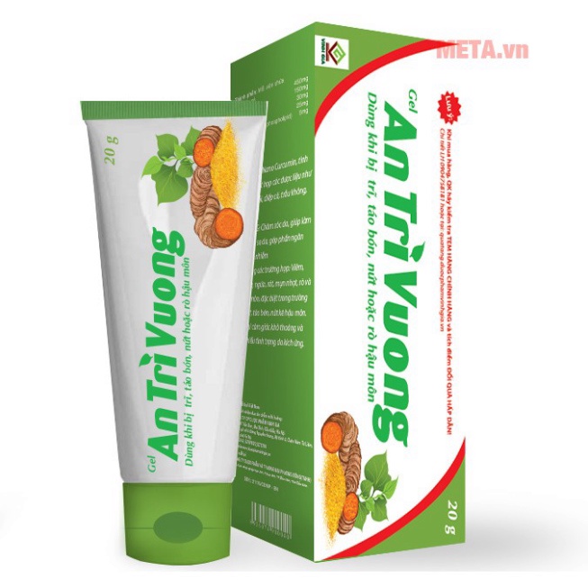 An Trĩ Vương - Hỗ trợ viêm, sưng, đau, ngứa, rát, mụn nhọt, rò và nứt hậu môn -Chính Hãng