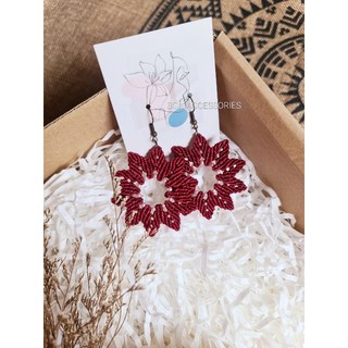 [Sẵn] Hoa tai handmade vòng lá