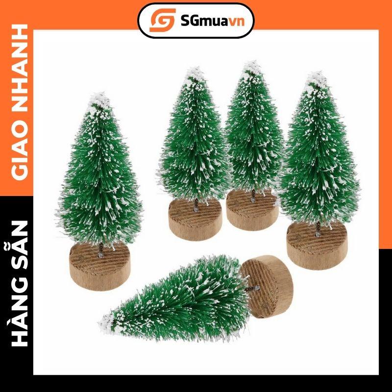 Cây thông mini trang trí tiểu cảnh giáng sinh