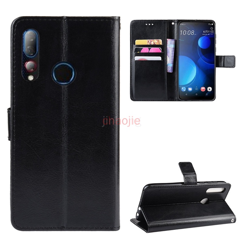 Bao Da Điện Thoại Dạng Ví Nắp Lật Có Ngăn Đựng Thẻ Cho HTC U12 U19E U20 Desire 12 19 19S 20 21 22 plus pro Ốp