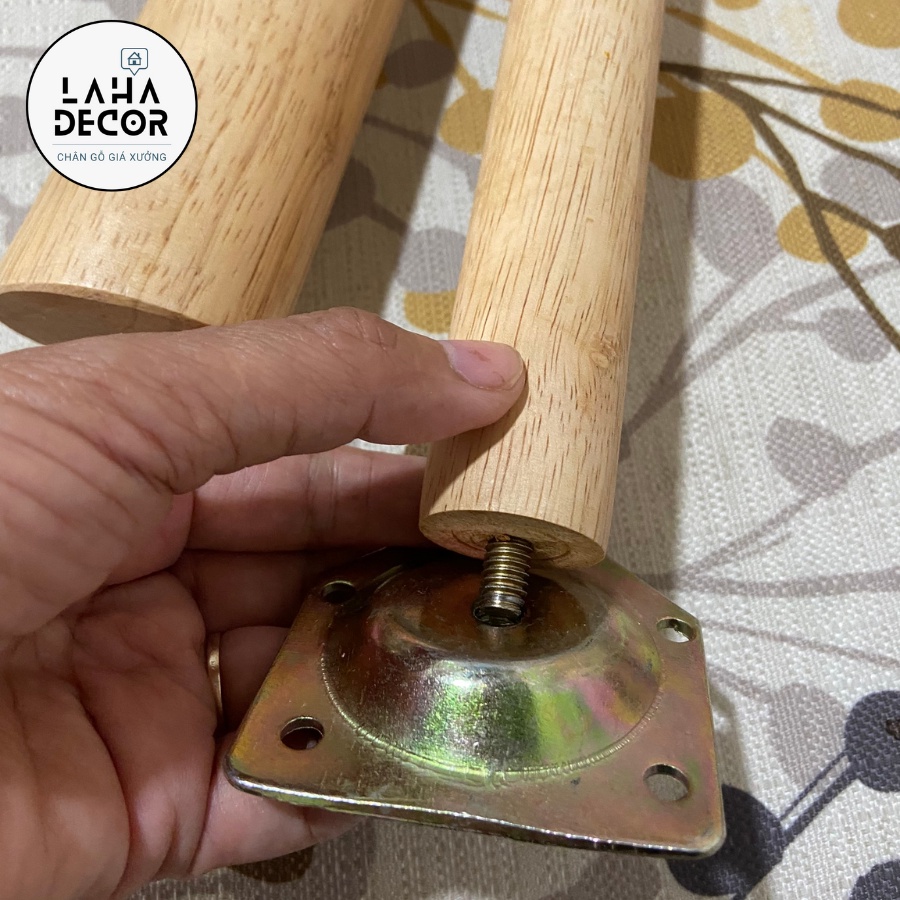 > CHÂN BÀN TRÀ GẮN ỐC DÀI 60cm - Đa Dạng Kích Thước - Tặng PAD SẮT chất lượng gắn bàn