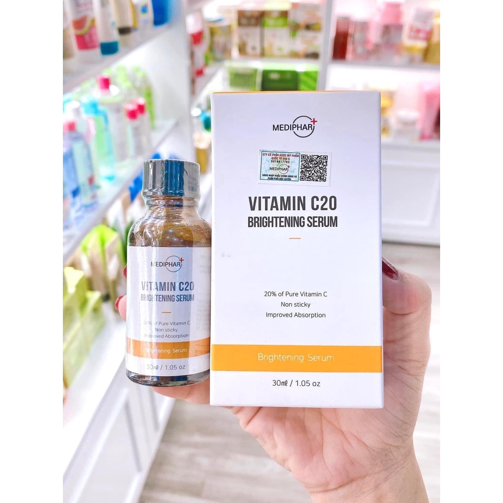 Serum Cấp Ẩm Phục Hồi và Dưỡng Trắng Mờ Thâm Mediphar 30ml