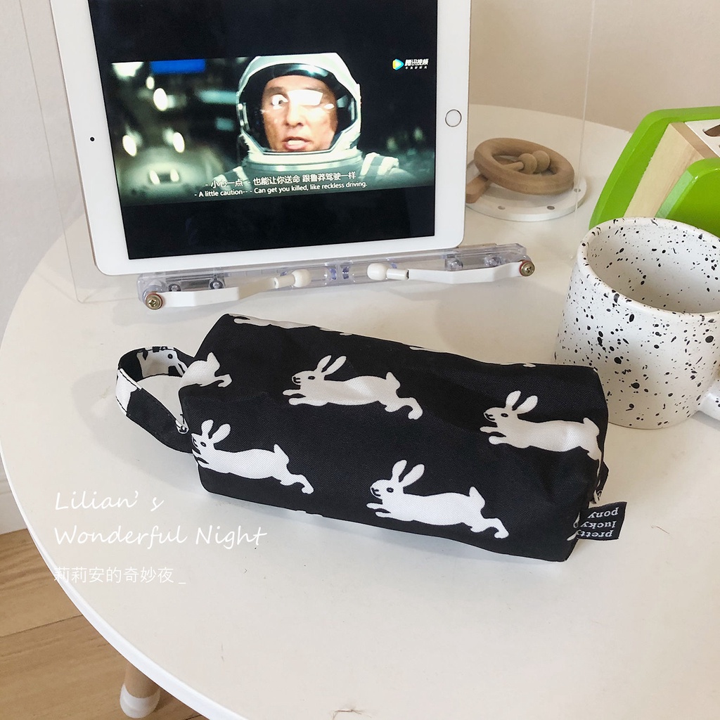 Túi Đựng Bút Chì In Hình Thỏ Pony Phong Cách Hàn Quốc Cho Học Sinh