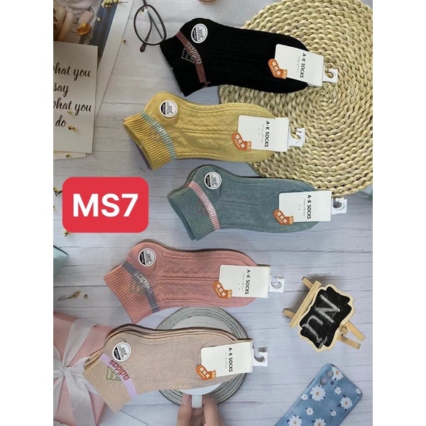 5 Đôi Tất Vớ Nữ Chất Liệu Vải Co Dãn 4 Chiều Chống Hôi Chân Đa Dạng Mẫu Mã