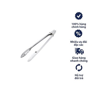 Kẹp gắp thức ăn, kẹp gắp đá bằng inox dài 20cm