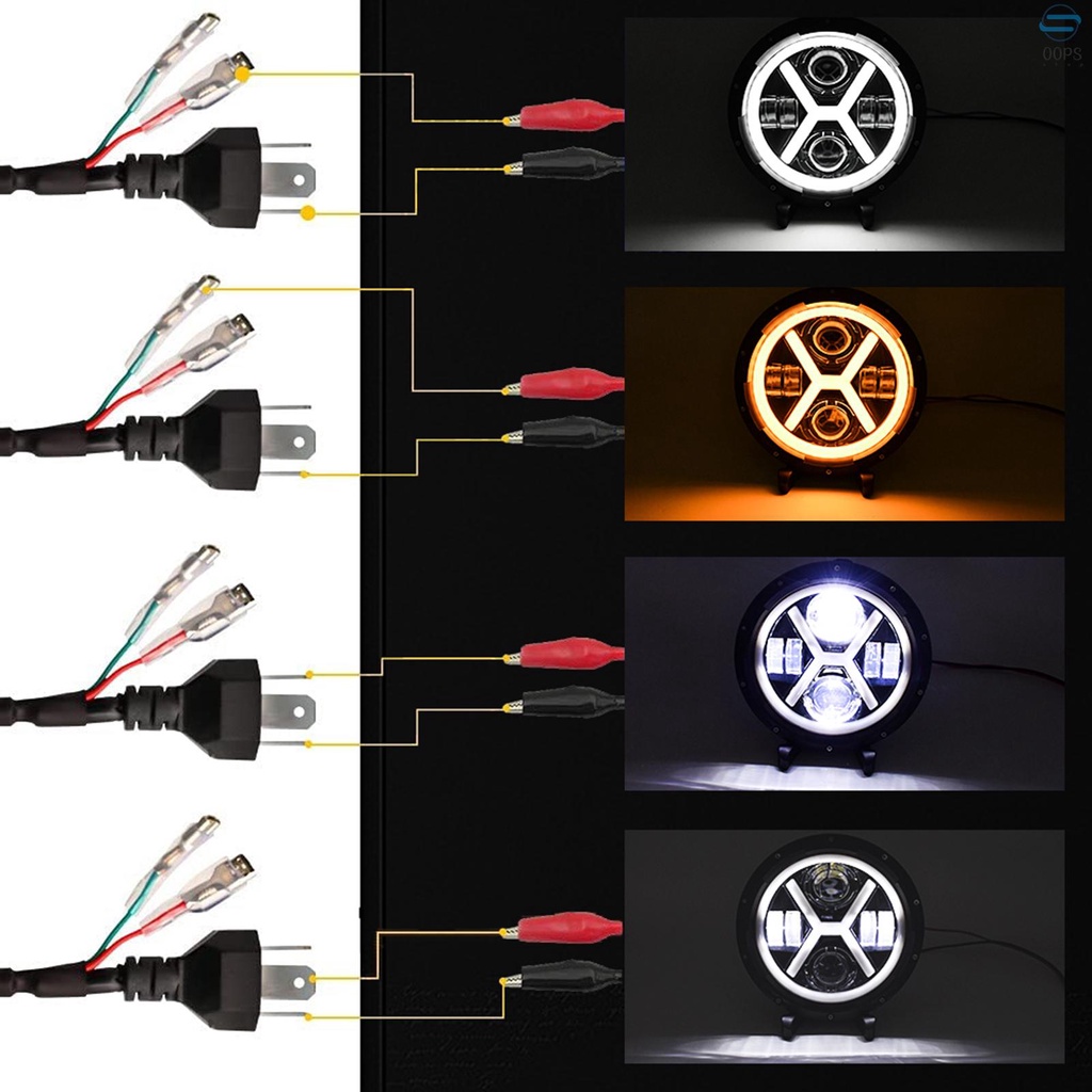 Đèn pha LED 500W 6000K 30000LM 7inch chống thấm nước IP67 chất lượng cao dành cho xe hơi