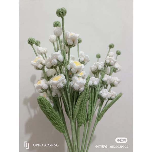 Hoa chuông len handmade cực xinh. hoa làm quà,trang trí nhà bàn làm việc