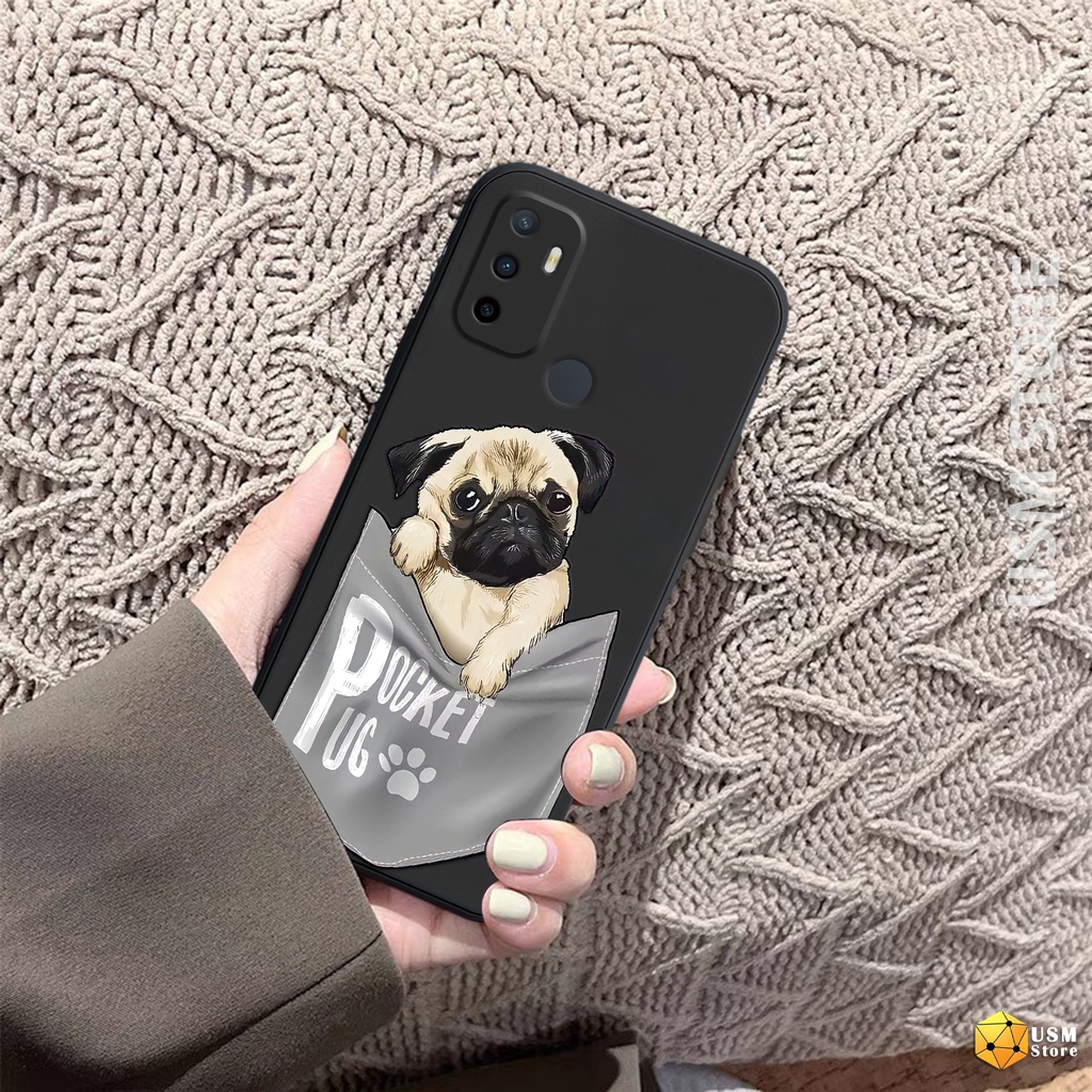 Ốp lưng OPPO F3 LITE/A11S 2021/A32 2020-4G/A33/NEO7/A37/NEO9/A39/A52/A53/A53S/A54-4G/A55-4G/A57/A92 hình PULL DOG
