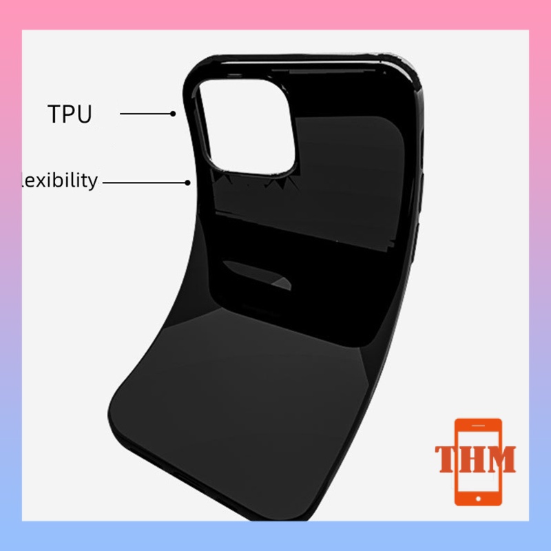 Thạch đen vỏ đàn hồi cao ốp lưng iphone 6/6plus/6s/6splus/7/7plus/8/8plus/x/xr/xs/11/12/13/pro/max/plus/promax-927