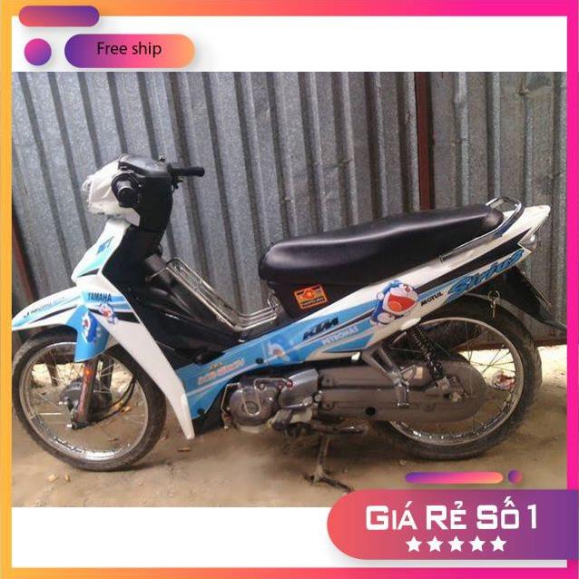 DECAL PVC 5 LỚP CHẤT LƯỢNG CAO Tem rời Sirius đoon trắng xanh