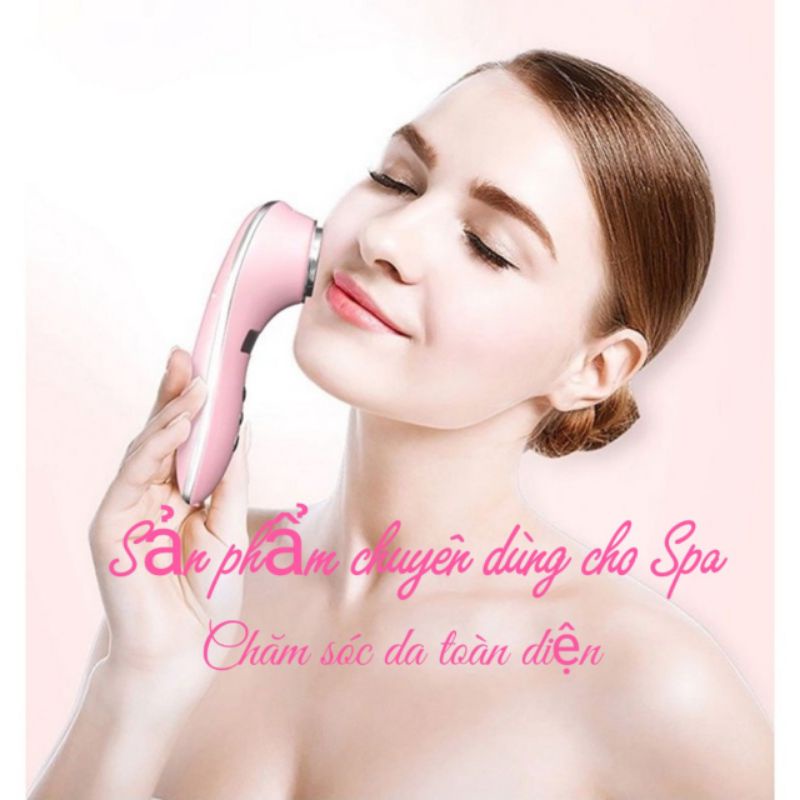 Máy massage mặt nóng- lạnh,máy đẩy tinh chất giúp trẻ hoá làn da,căng bóng da cực kì tốt