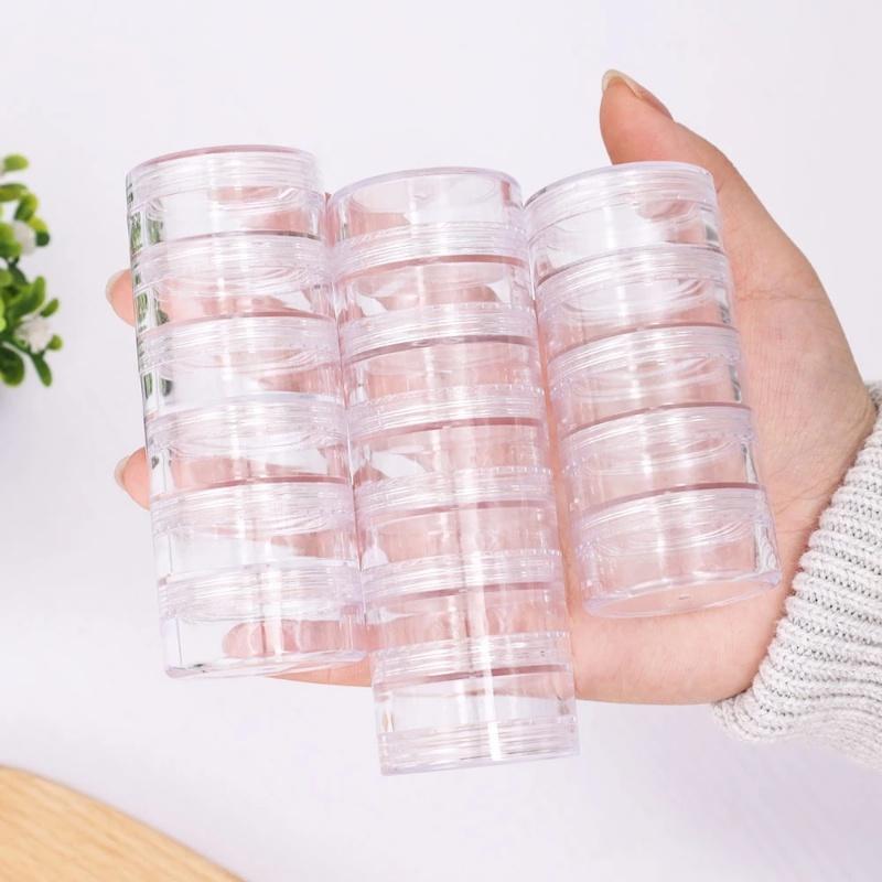 Hộp Đựng Trang Sức Nhiều Tầng Trong Suốt Chống Bụi Tiện Dụng