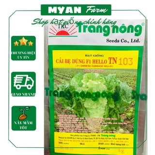Hạt giống Cải bẹ dúng Trang nông * gói 1g