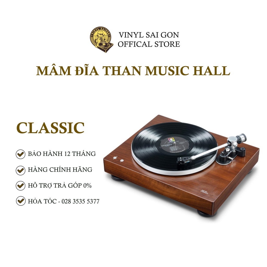 Mâm Đĩa Than Music Hall Classic - Bảo Hành Chính Hãng 12 Tháng