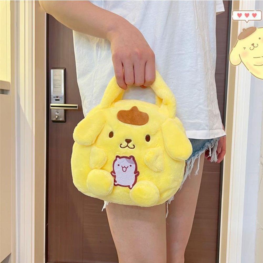 Túi Đựng Đồ Trang Điểm Họa Tiết Hoạt Hình Kuromi KT Melody Pompompurin