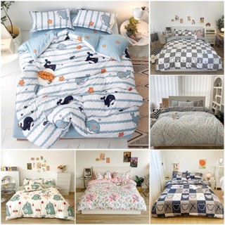 Set chăn ga cotton poly kor đen