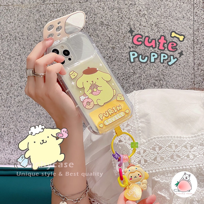 Ốp Điện Thoại TPU Mềm Kèm Gương Trang Điểm Cho iPhone 14 13 12 11 Pro Max Xr Xsmax