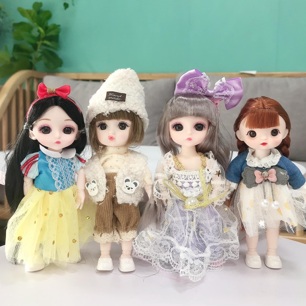 💥 Xả hàng Búp bê barbie Baboliy 16cm kèm váy giày