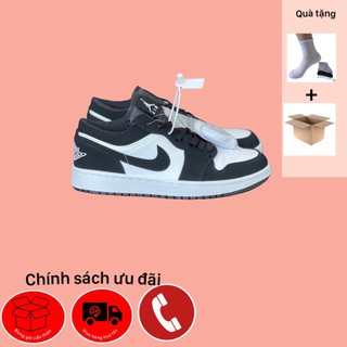 Giày sneaker JD panda, giày jd đen trắng cổ thấp hàng SC full size 36-43 full phụ kiện