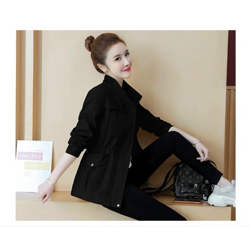 Áo khoác kaki nữ 2 lớp