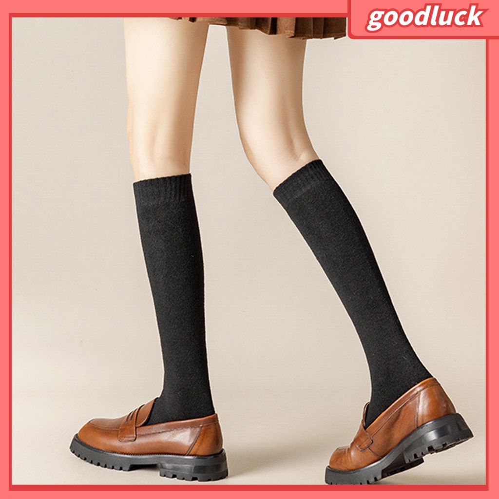 1 Đôi Tất Chân Dày Giữ Ấm Mềm Mại Chống Trượt Cho Nữ