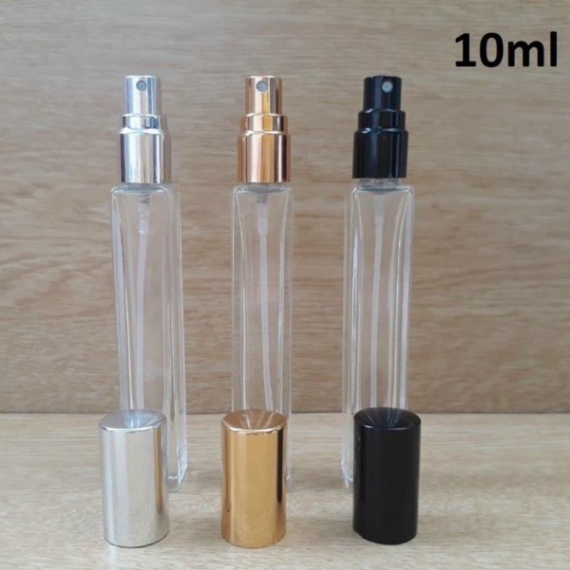 Lọ chai chiết nước hoa 10ml mini thuỷ tinh trong suốt hình trụ cao cấp dạng xịt dụng cụ chiết nước hoa MAR ORIGINALS