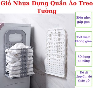 Giỏ đựng đồ treo tường gấp gọn thông minh, tiện lợi - Darling HOme