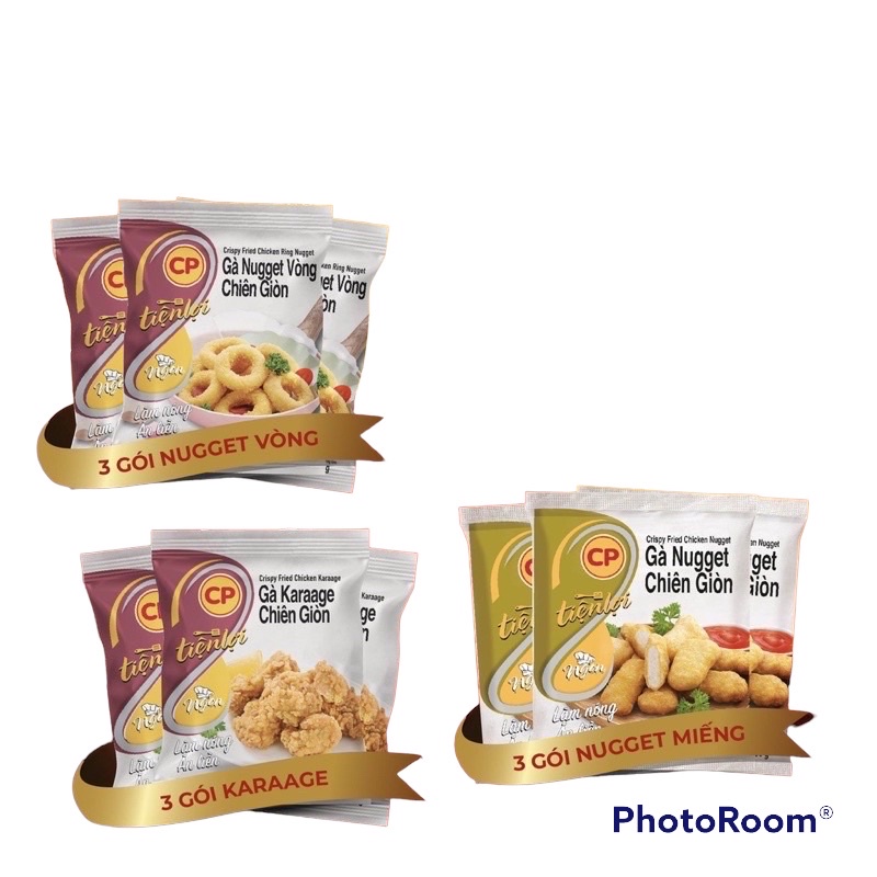Combo 3 gói gà CP chiên giòn 1 gói 300gr (giao tphcm)