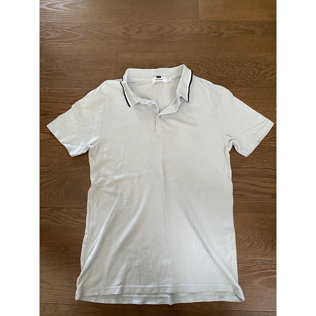 Áo polo nam tay ngắn hiệu Topman chính hãng, auth 100%, size S. Chất vải cotto. Like new 95%