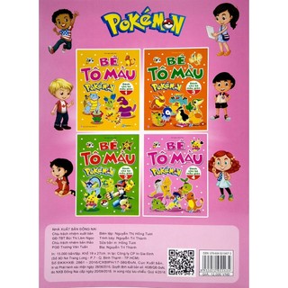 Sách Bé Tô Màu Pokemon - Tập 4