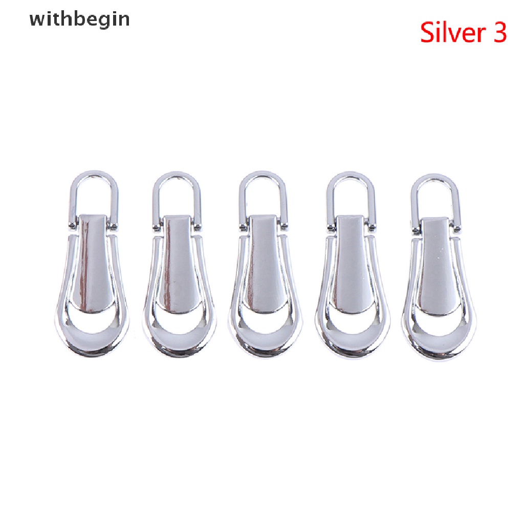 Bộ 5 Dụng Cụ May Vá DIY Với Đầu Khóa Kéo Kim Loại Có Thể Tháo Rời